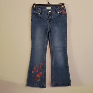 Circo Kids Blue Jeans with Red Embroidery